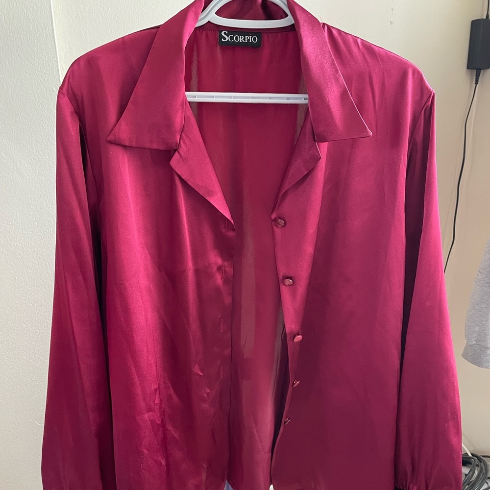 Satin Women’s Dress Shirt